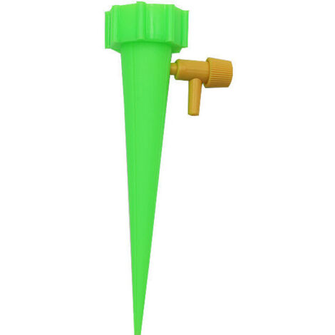 Drip Bottle, Drip Irrigation Bottle, Automatic Plant Sprinkler, Drip Irrigation, with Control Valves, for Garden Home Indoor Outdoor(green blue) (1/5)