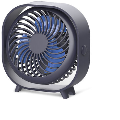 USB Fan, Mini Table Fan with Strong Airflow, 3 Speeds Mini Portable Fan for Desk, Table, Home, Tent, Travel and Bedroom (1/5)