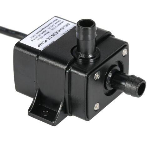 Ultra-Quiet Garden Fountain Mini DC12V Micro Brushless Water Pump Aquarium Waterproof Circulating 240L/H 5W Lift 3M 0 100℃