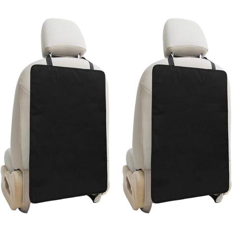 2 Pieces Car Seat Protector, with Thickest Padding, Best Protection for Car Seats (Black)