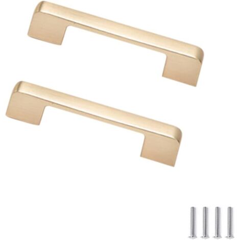 CCYKXA 2pcs Furniture Handle Kitchen Handle Door Handle Dresser Wardrobe Cupboard Drawer Handles Door Knobs 96mm (1/5)