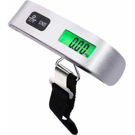 Digital Luggage Scale Luggage Scale Hanging Scale with Temperature Sensor and Tare Luggage Scale for Home Use Outdoor Travel 50kg/110lb (1/5)