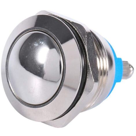 car push button switch, 19mm metal car push button auto horn momentary switch for car momentary switch replacement (1/5)