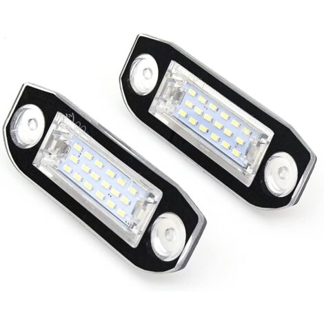 Set of 2 For Volvo VOLVO S40 S60 S80 XC70 XC60 License Plate Light LED License Plate Light (1/5)