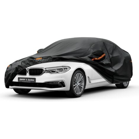 Waterproof and breathable car cover is suitable for universal car cover (4.2-4.4M), outdoor car protective cover, rainproof, sunproof and dustproof. (1/5)