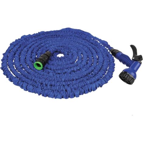3pcs Blue Telescopic Water Gun and High Pressure Garden Hose for Car Washing (1/5)
