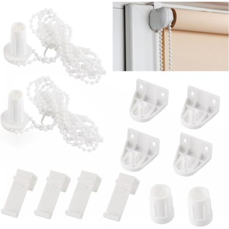 CCYKXA Pack 17mm Blind Brackets - Window Replacement Parts - Curtain Fixing Kit for Blackout Roller Shutters