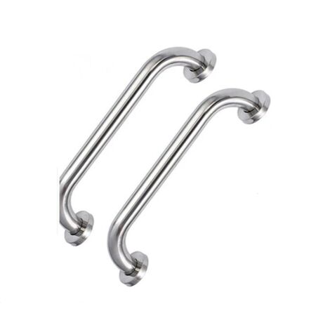 CCYKXA 2pcs 25cm Shower Grab Bar Stainless Steel Bathtub Handle Towel Rails Shower Handle Wall Mounted Safety Bars for Children Pregnant Disabled Elderly (1/3)