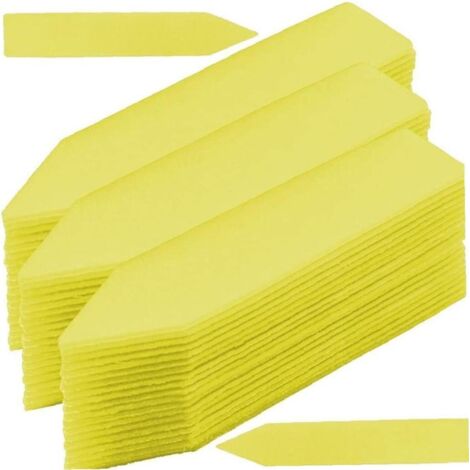 Plant Sign Stakes Stick 300 Pcs Garden Labels Markers Plant Names Labels For Pot Seeds Herbs Flowers Vegetables Yellow (1/5)