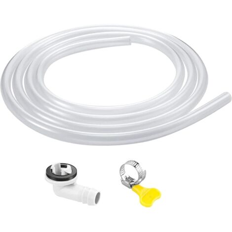 CCYKXA AC Drain Hose - Portable Air Conditioner Drain Hose - Leakproof Kit with Hose Connector and Clamp - Ideal Air Conditioning Parts for Replacement and Maintenance (1/5)
