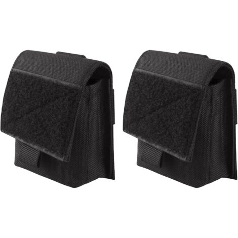 CCYKXA (Black - 2 Pieces) Belt Pouch EDC Holster Tactical Pouch Military Tool Bag for Camping Hiking Hunting (1/5)
