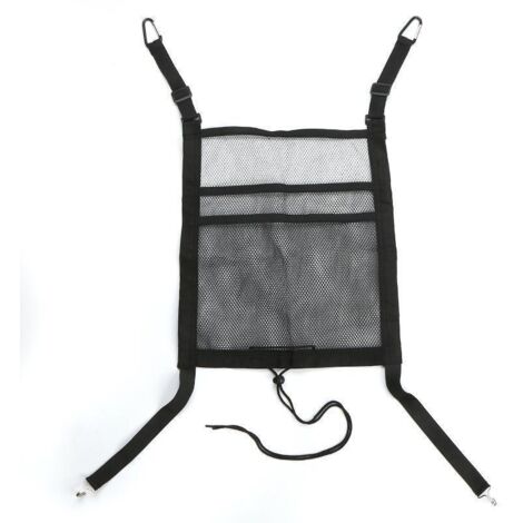 CCYKXA Car Back Seat Net 35x40cm, Car Front Seat Storage Net, Height Adjustable Luggage Net Between Car Front Seats, for Cars Motorhomes (1/5)