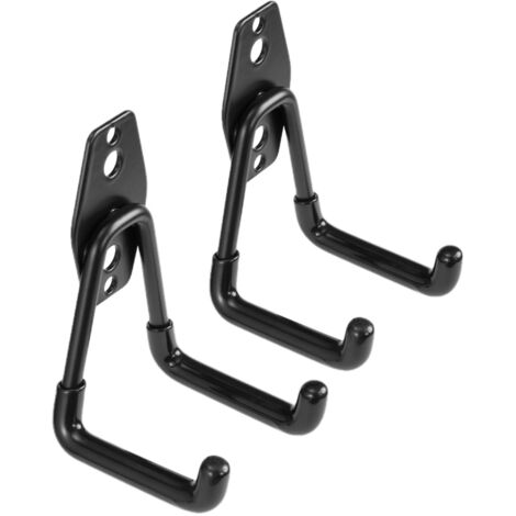 CCYKXA (S)2PCS Wall Mount Utility Hooks, Heavy Duty Garage Storage Hooks, Steel Garden Tool Hooks (1/5)