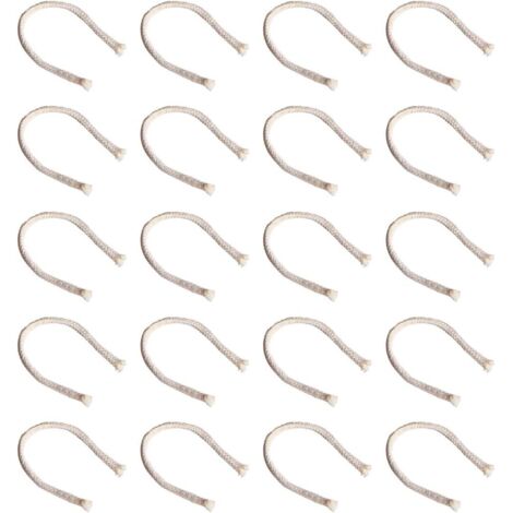 20Pcs 15cm Cotton Replacement Wicks Environmental Protection Durable for Alcohol Lamp Oil Lamp Garden Torch DENUOTOP (1/4)