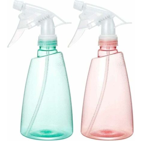 Sprayer, 2pcs 500ml Empty Plastic Spray Bottle Reusable Refillable Atomizer with Adjustable Spray Head for Planting Flowers, Cleaning, Gardening, Traveling, etc. (1/5)
