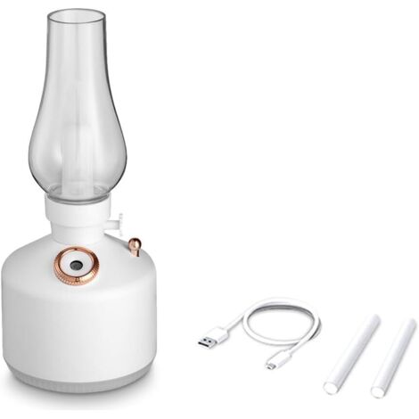Mist Humidifier, Stepless Dimming Humidifier, Essential Oil Diffuser (White) (1/5)