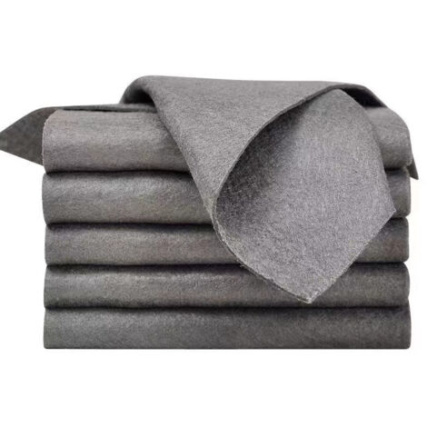 CCYKXA Cleaning Cloths 30x30cm, 5 Pack Reusable Thickened Microfiber Magic Cloth for Window Mirror Car Bathroom Kitchen Office (1/5)