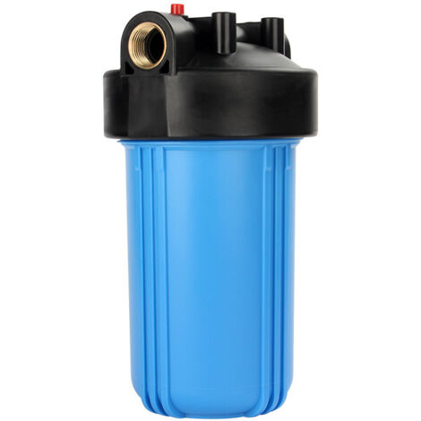 10 inch blue water filter housing, filter cartridges, blue housing (1) (1/5)