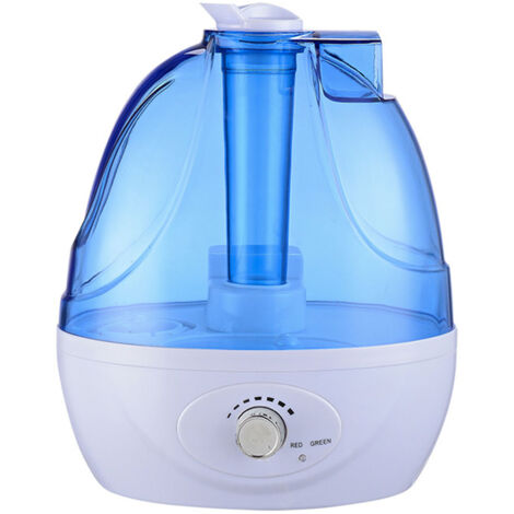 Ultrasonic Air Humidifier, 2.5L Water Tank, Adjustable, Auto Shut-Off, Ultra Quiet, Blue (1/5)