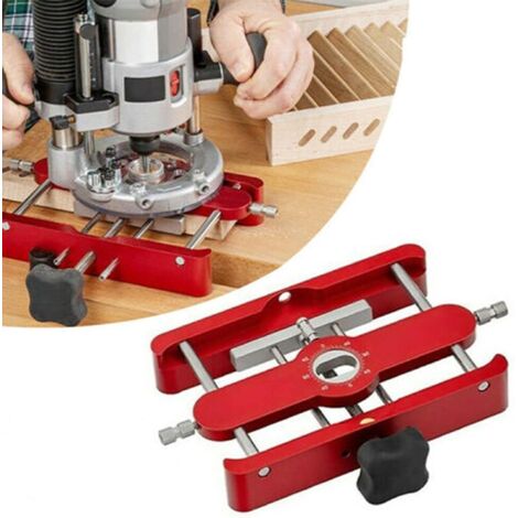2 in 1 Precision Mortising Jig and Woodworking Jig for Locating Holes, Clamp Connector for Woodworking (1/5)
