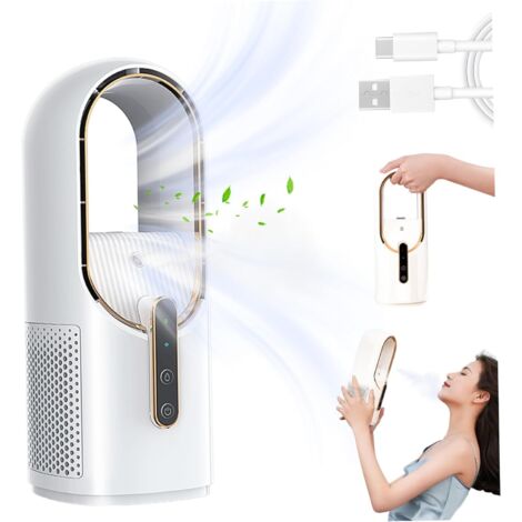 Portable Fans, Portable Fan, Desk Fan With Misting Small Table Misting Fan