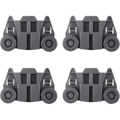Extra Durable W10195417 Dishwasher Replacement Roller - for Whirlpool and Kenmore Dishwashers - Replacement WPW10195417 WPW10195417VP AP6016764 PS11750057 - Pack of 4 (1/5)