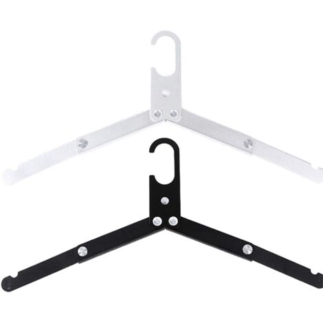 CCYKXA Pieces Travel Hangers, Aluminum Alloy Folding Clothes Racks, for Travel, Outdoor, Camping (1/5)