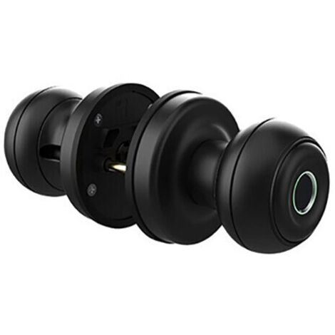 Smart lock, Internet of things, fingerprint, key, aluminum alloy material, black