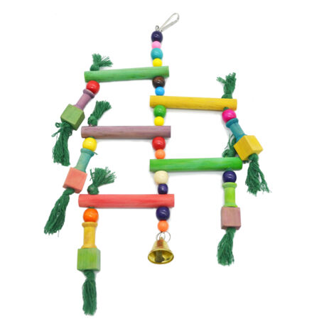 Parrot Supplies Bird Toys Runner Game Steps Climbing Ladder Ladder Swing Stairs Spiral Ladder Stair Frame Climbing Frame (1/5)