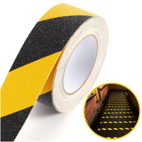 Anti-slip tape in black and yellow 10m Various adhesive tape (1/4)