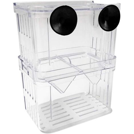 Fish Breeding Box, Incubator Breeding Box, Hatchery Box Trap Floating Fish Breeder, Floating Aquarium Acrylic Hatchery, Floating Insulation Hatchery Box (1/5)