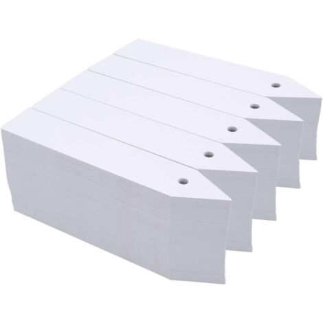 1000 pz labels plant seedling plastic label vegetable garden, 10X2CM, white (1/5)