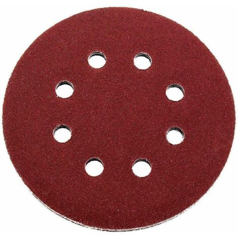 Professional sanding discs │ 60 pieces │ 8 holes │ Ø 125 mm │ Mixpack (10 x grain 40/60/80/120/180/240 each) │ for eccentric sanders │ Sanding sheets │ Sanding paper (1/5)