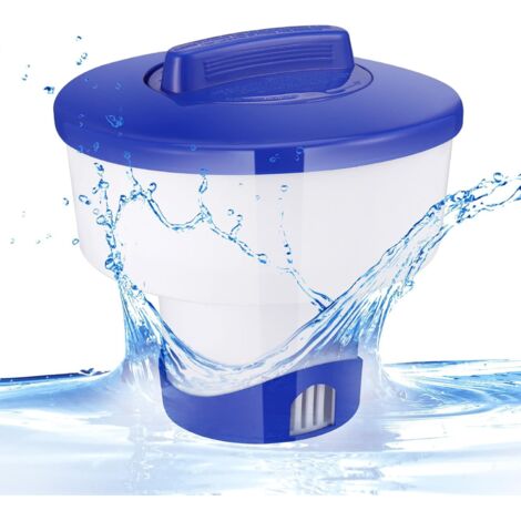 Floating Chlorine Dispenser for Swimming Pool, Chlorine Tablets or Granules Chlorine Dispenser, Swimming Pool Chemical Float, Chlorine Diffuser for Cleaning Swimming Pools or Hot Tubs Spa (1/5)