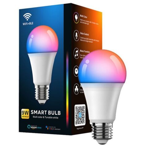 Hue White & Color Ambiance, 9W Equivalent connected LED bulb, Bluetooth & WIFI compatible, Pack of 2 (1/5)
