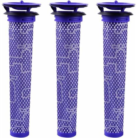 Filter for Dyson V8 V7 V6 DC62 Vacuum Cleaner,GU.B/good Standard Material Mix Filter Blue, Pack of 3 (1/5)