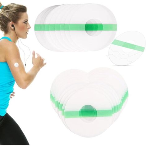 Freestyle Libre Sensor Cover, 30 Pcs Waterproof Libre Sensor Covers, Round Freestyle Libre Sensor Stickers Adhesive Libre Sensor Patches for Long Lasting Sensor Patches (1/5)