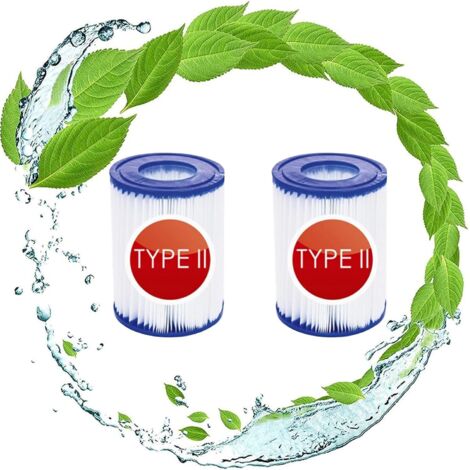 for Bestway 58094 Family Pool Filter Cartridges for Bestway 58148/58117 for Bestway 58383-Type II Cartridge Filter Purifier (2pcs) (1/5)