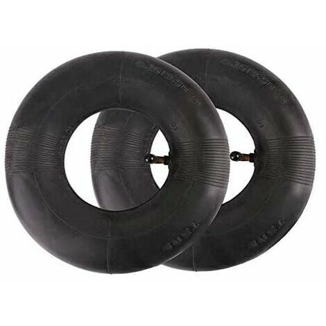 2 Pcs 4.10/3.50-4 Inch Inner Tube Tire for Hand Truck, Trolley, Hand Cart, Garden Cart, Lawn Mower, Replacement Tube 4.10-4 (1/5)