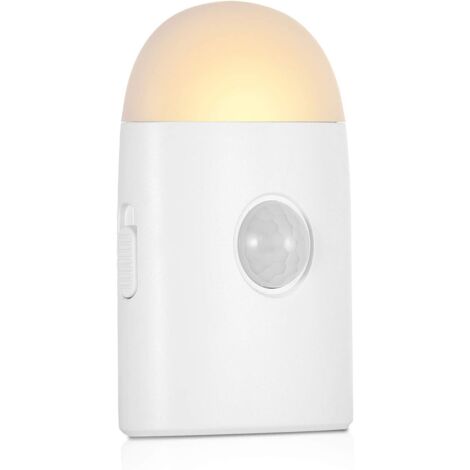 LED Night Light with Motion Sensor, (1 Pack) Rechargeable USB Night Lamp, Light Sensor Night Light, Cabinet Lamp (1/5)