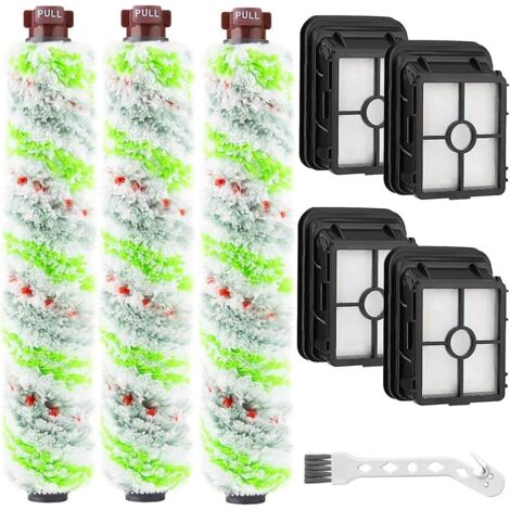 Multi-Surface Pet Brush Roll 1866 Vacuum Filters for Bissell CrossWave Pet 1866 1868 1785 2225Z (1/5)