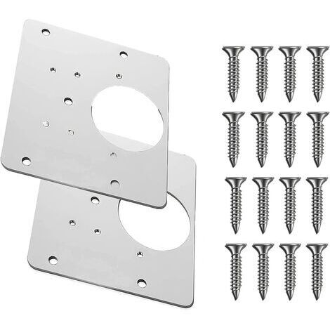 Hinge repair brackets, hinge repair plate kit, with fixing screws (1/5)
