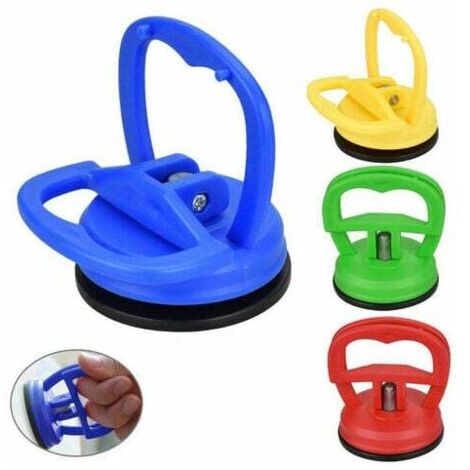 4 Pcs Car Body Suction Cup Dent Removal Suction Cup 4 Different Color Car Body Dent Removal Suction Cup 13KG Suction Force Diameter 55mm for Electronic Repair Screen Glass Car Metal (1/5)