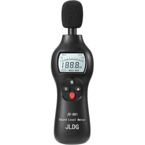 Sound Level Meter, 30-130 dB, Digital Sound Level Meter with Max/Min/Real-time Data Hold Function, Professional High Precision Decibel Meter (1/5)