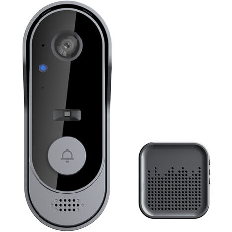 Wireless Doorbell with 1080P Camera, Indoor Wifi Video Intercom, Two-Way Audio, SD Card & Cloud Storage, IP66 Waterproof, 130° Wide Angle IR Night Vision, M9 No Pir Motion Detection (1/5)