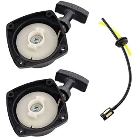 2pcs 50mm Recoil Pull Starter for Brush Cutter Hedge Trimmer Distance Between Mounting Holes 50mm (1/5)