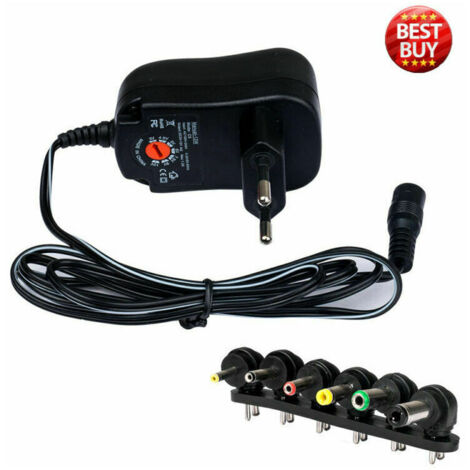 Universal Car AC/DC Adapter Charger Socket 6 Outputs 3/4.5/6/7.5V (1/5)