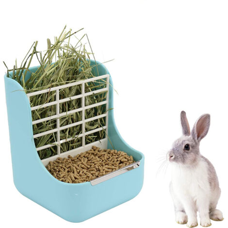 Rabbit Hay Feeder, Less Manger Wasted, for Rabbits, Guinea Pigs, Chinchillas, Hamsters and Small Animals