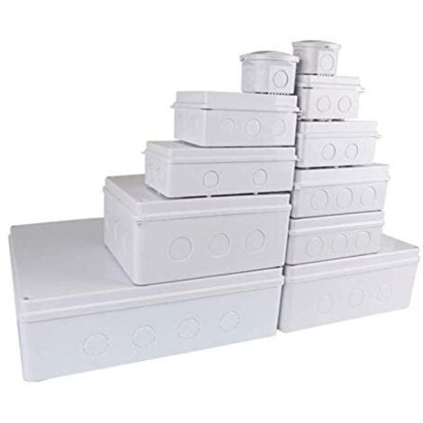 Electrical Junction Box for Power Tool, IP55 Waterproof Electrical Enclosure Project Instrument Enclosure, Opening Hole Project Box (1pcs - 150 x 110 x 70mm) (1/5)