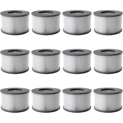 Replacement filter cartridge for MSPA, for Mspa Whirlpool Filter Inflatable Pool Model from 2020. (12 pieces) (1/5)